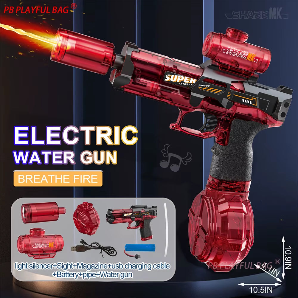 Ice Mouse Electric Water Gun - Automatic Quick Shooting Water Pistol for Summer Fun, Ideal Gift for Boys, Model AC247
