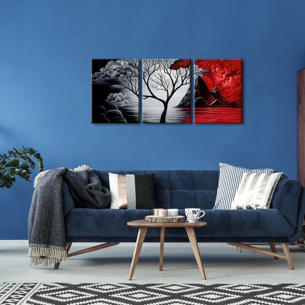 Canvas Prints Wall Art Painting Photo Pictures Home Office Decor Abstract Trees