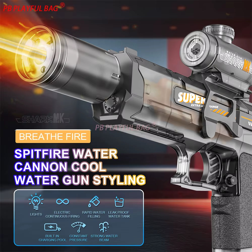 Ice Mouse Electric Water Gun - Automatic Quick Shooting Water Pistol for Summer Fun, Ideal Gift for Boys, Model AC247