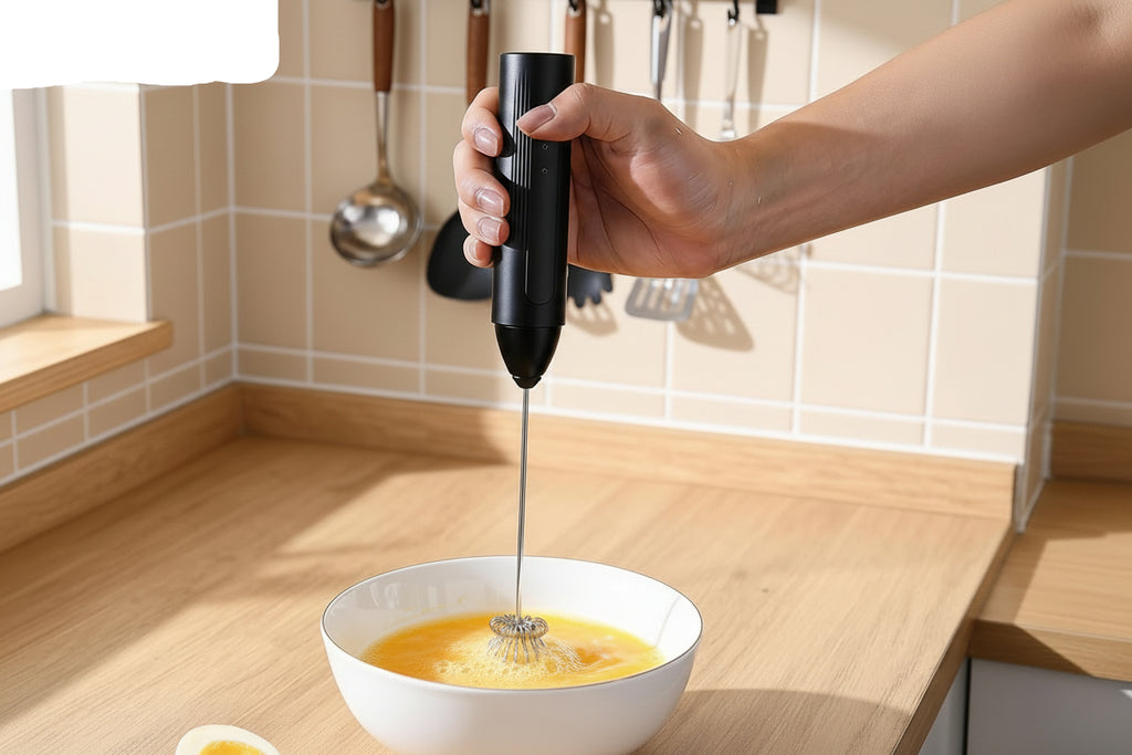 Electric Coffee Milk Frother Handheld Egg Beater Foamer Coffee Maker Electric Blender Mixer Mini Portable Blender Kitchen Tool