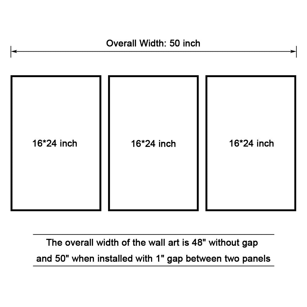 Canvas Prints Wall Art Painting Photo Pictures Home Office Decor Abstract Trees