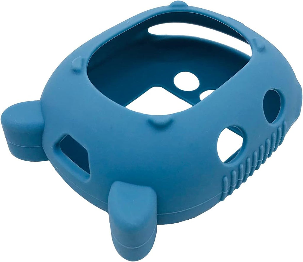 Silicone Cover Case for JBL Clip 4 Portable Bluetooth Speaker, Protective Carrying Case for JBL Clip 4 Portable Bluetooth Speaker Stand up Holder (Blue)