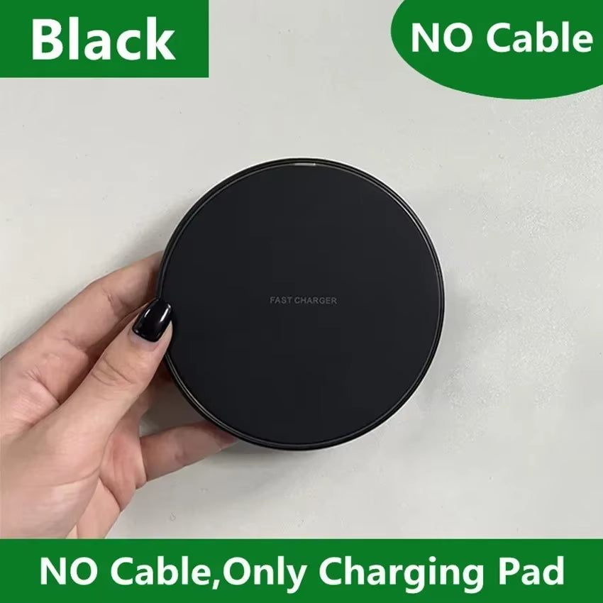 Wireless Charger Mobile Phone Chargers Pad Stand for Iphone 16 15 14 13 12 11 Pro Max Samsung Xiaomi Fast Charging Dock Station