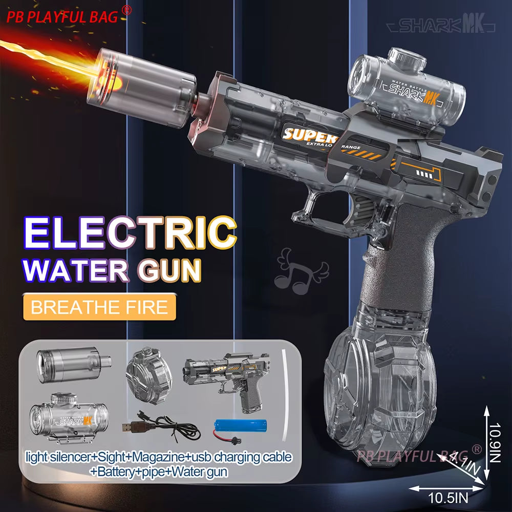 Ice Mouse Electric Water Gun - Automatic Quick Shooting Water Pistol for Summer Fun, Ideal Gift for Boys, Model AC247