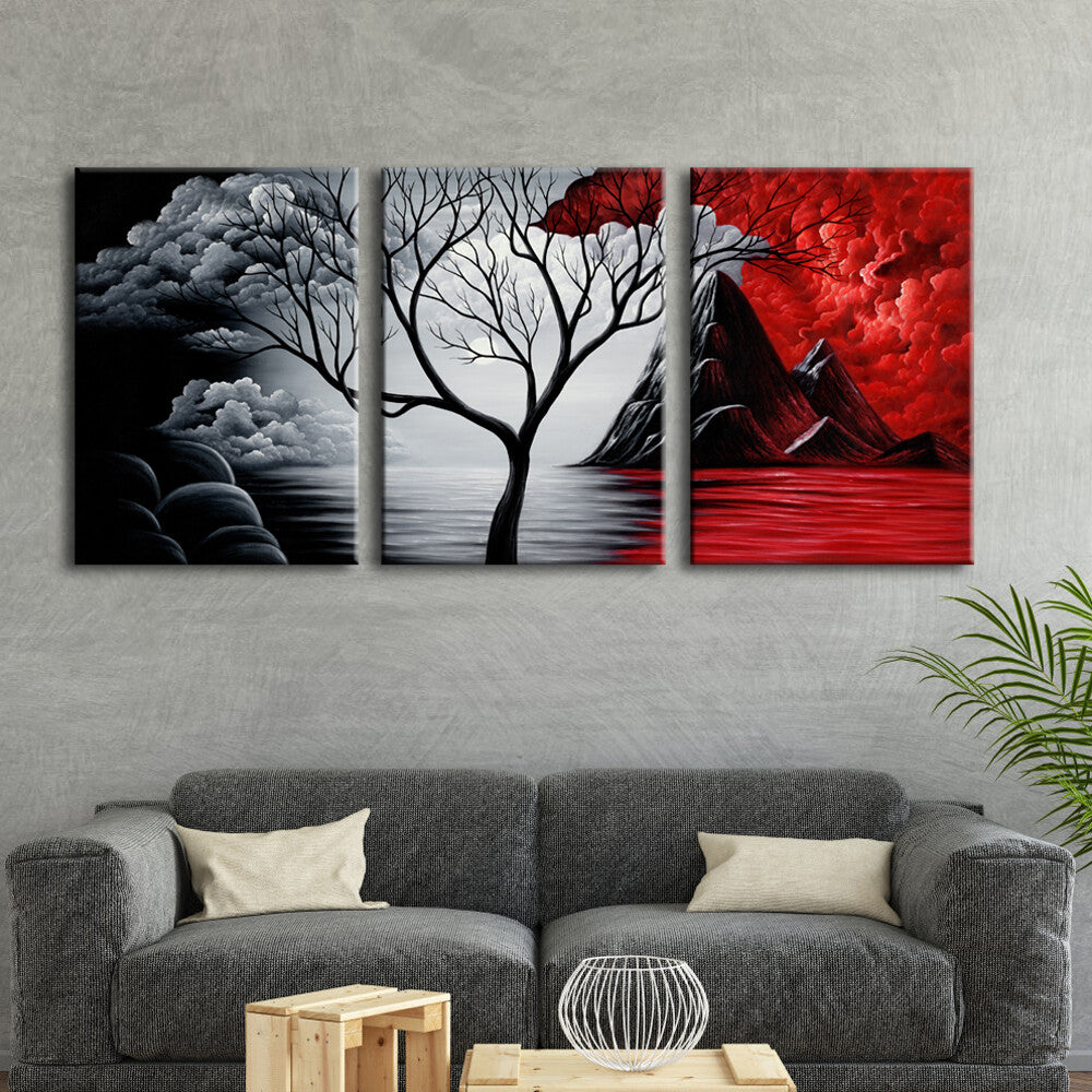 Canvas Prints Wall Art Painting Photo Pictures Home Office Decor Abstract Trees