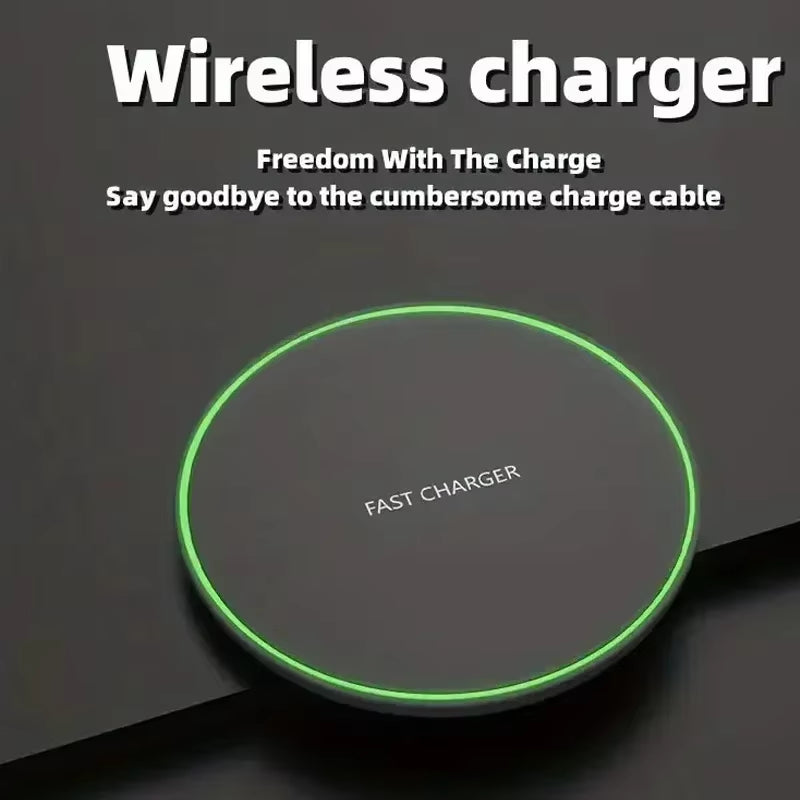 Wireless Charger Mobile Phone Chargers Pad Stand for Iphone 16 15 14 13 12 11 Pro Max Samsung Xiaomi Fast Charging Dock Station