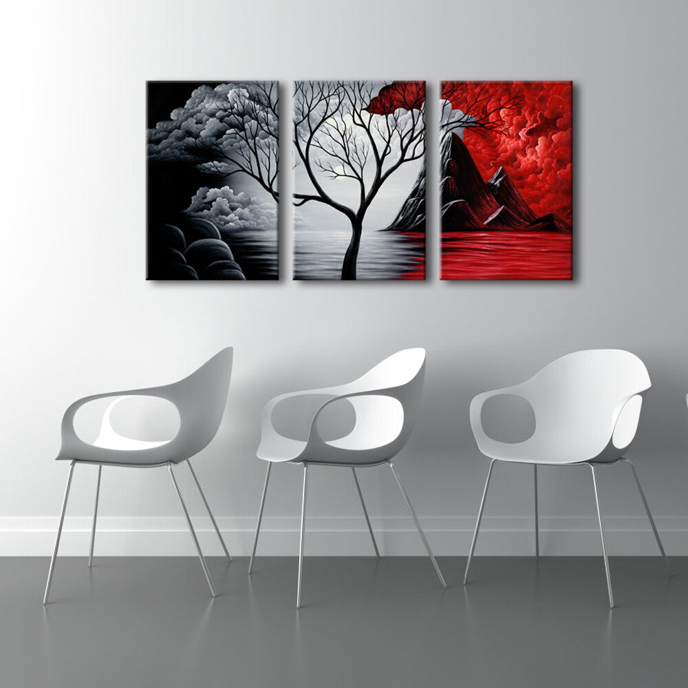 Canvas Prints Wall Art Painting Photo Pictures Home Office Decor Abstract Trees
