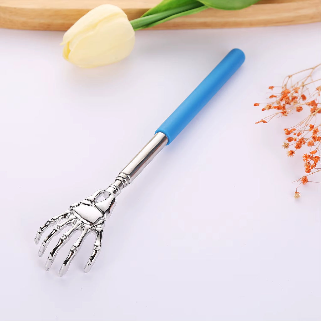 Portable Telescopic Back Scratcher Stainless Steel, Extendable 8.3-22.8" with Comfort Grip Handle Happy Health Products