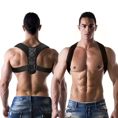 Back Posture Correction Belt Hunchback Corrector Adult Men and Women Sitting Posture Correction Belt Shoulder Straight Back
