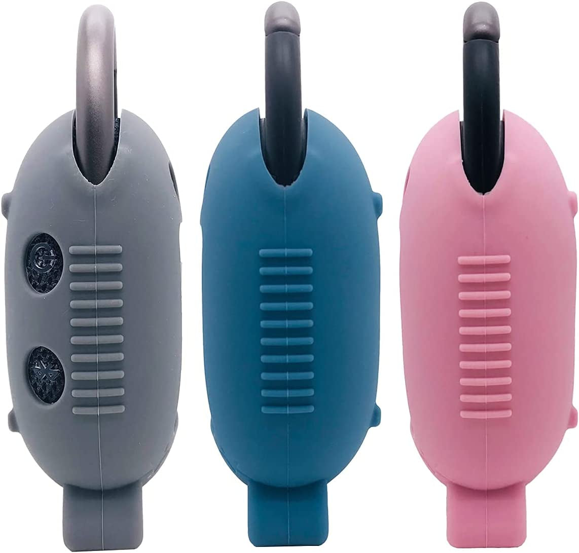 Silicone Cover Case for JBL Clip 4 Portable Bluetooth Speaker, Protective Carrying Case for JBL Clip 4 Portable Bluetooth Speaker Stand up Holder (Blue)