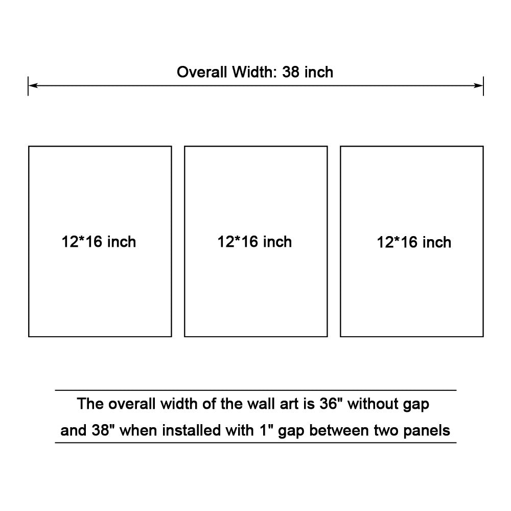 Canvas Prints Wall Art Painting Photo Pictures Home Office Decor Abstract Trees